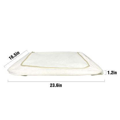 Foldable Storage Bins with zipper - 100L extra large - Linen mate for Bedding, Clothes, Blankets, throw rugs - Ideal for Linen Closet closet organizer