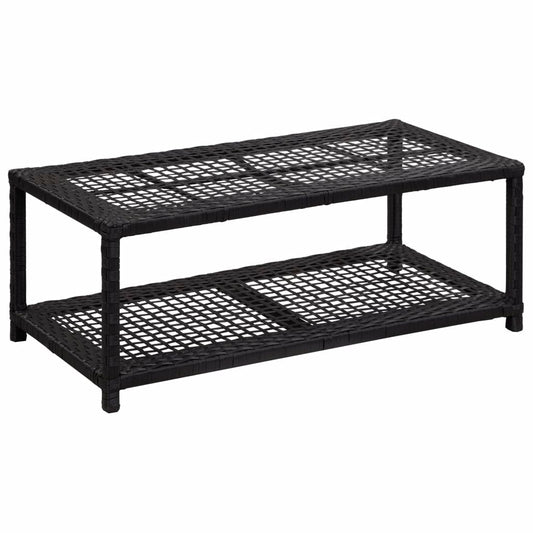 Shoe Bench | Poly Rattan Shoe case | Shoe Shelf | Storage Organizer