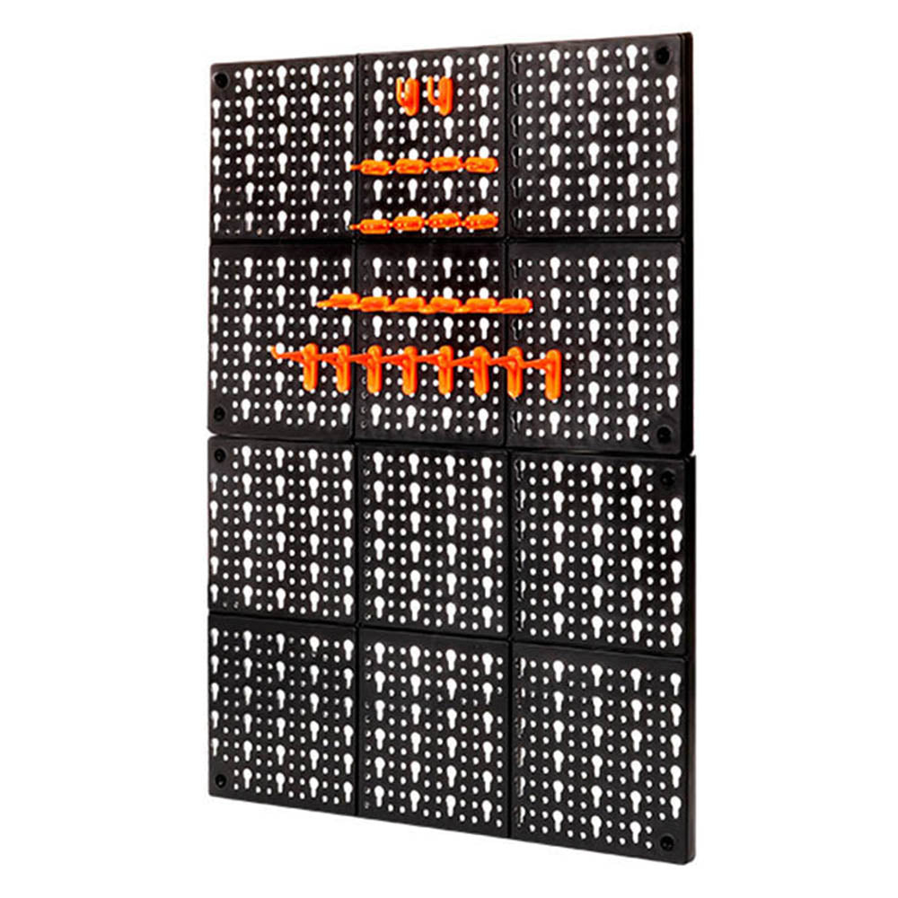 Wall-Mounted Peg Board - Garage Workshop - Storage Rack