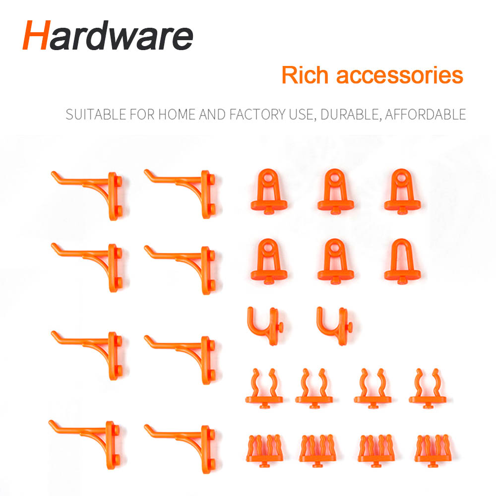 Wall-Mounted Peg Board - Garage Workshop - Storage Rack