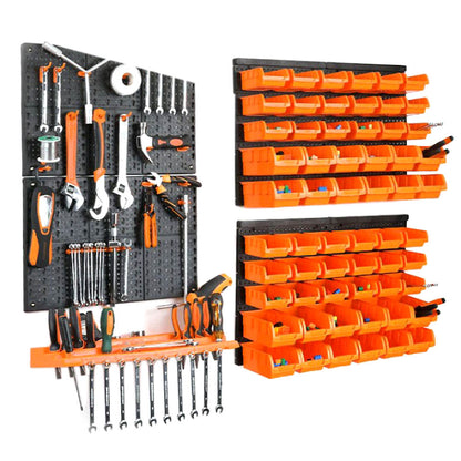 Wall-Mounted Peg Board - Garage Workshop - Storage Rack